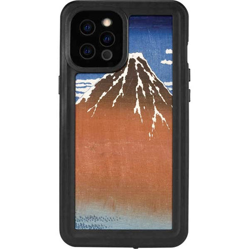 Hokusai Fuji Mountains in clear Weather iPhone 12 Pro Max Waterproof Case