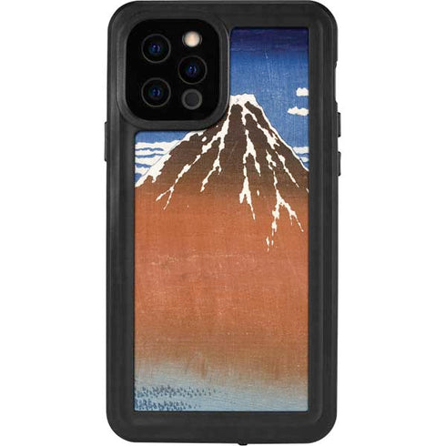 Hokusai Fuji Mountains in clear Weather iPhone 12 Pro Waterproof Case