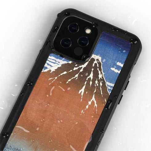 Hokusai Fuji Mountains in clear Weather iPhone 12 Pro Waterproof Case
