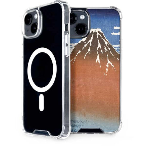 Hokusai Fuji Mountains in clear Weather iPhone 13 MagSafe Case