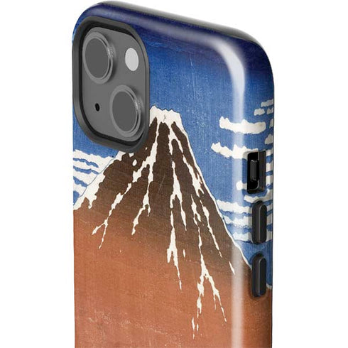 Hokusai Fuji Mountains in clear Weather iPhone 14 Impact Case