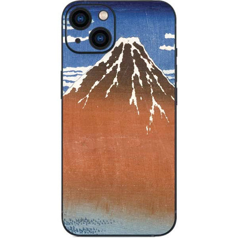 Hokusai Fuji Mountains in clear Weather iPhone 15 Plus Skin