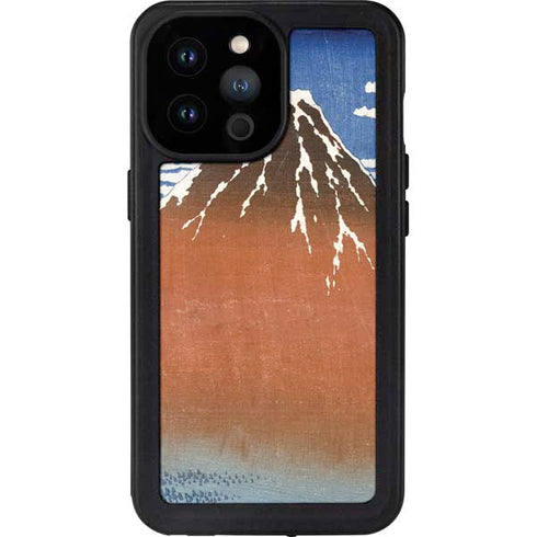 Hokusai Fuji Mountains in clear Weather iPhone 14 Pro Max Waterproof Case