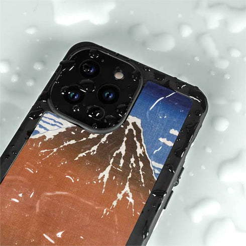 Hokusai Fuji Mountains in clear Weather iPhone 14 Pro Max Waterproof Case