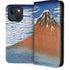 Hokusai Fuji Mountains in clear Weather iPhone 15 Folio Case