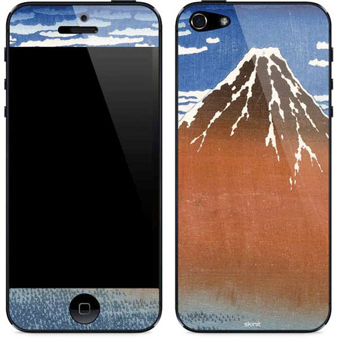 Hokusai Fuji Mountains in clear Weather iPhone 5/5s/5SE Skin