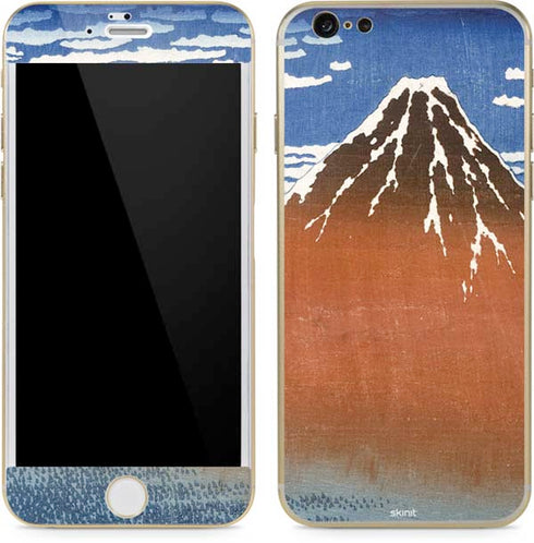 Hokusai Fuji Mountains in clear Weather iPhone 6/6s Skin