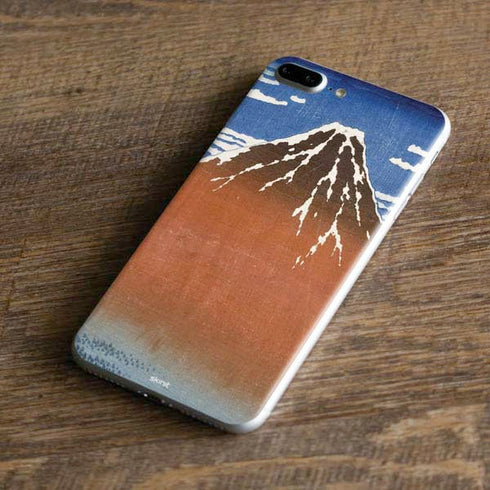 Hokusai Fuji Mountains in clear Weather iPhone 8 Plus Skin