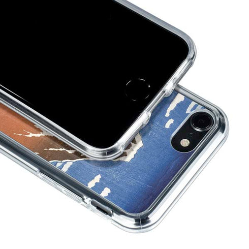 Hokusai Fuji Mountains in clear Weather iPhone SE (2nd & 3rd Gen) Clear Case