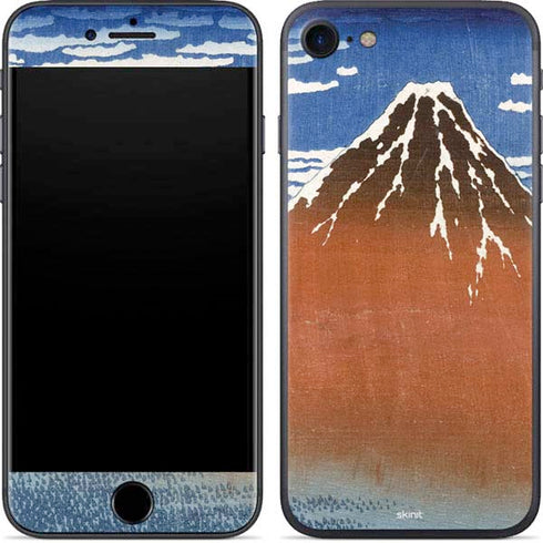 Hokusai Fuji Mountains in clear Weather iPhone SE (2nd & 3rd Gen) Skin
