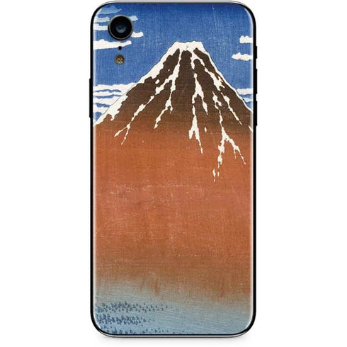 Hokusai Fuji Mountains in clear Weather iPhone XR Skin