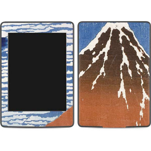 Hokusai Fuji Mountains in clear Weather Amazon Kindle Skin
