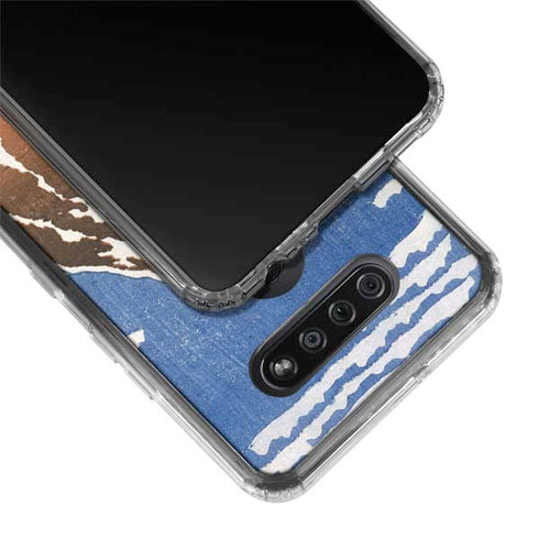 Hokusai Fuji Mountains in clear Weather LG K51/Q51 Clear Case