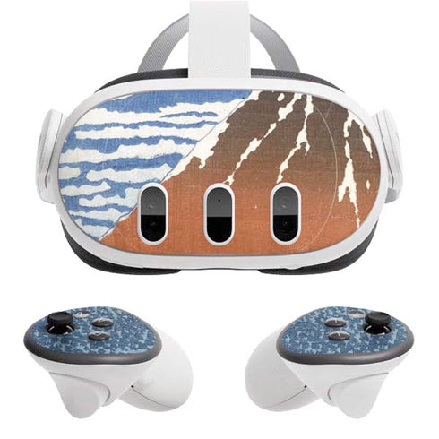 Hokusai Fuji Mountains in clear Weather Meta Quest 3 Skin