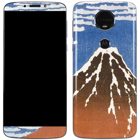 Hokusai Fuji Mountains in clear Weather Moto E5 Plus Skin