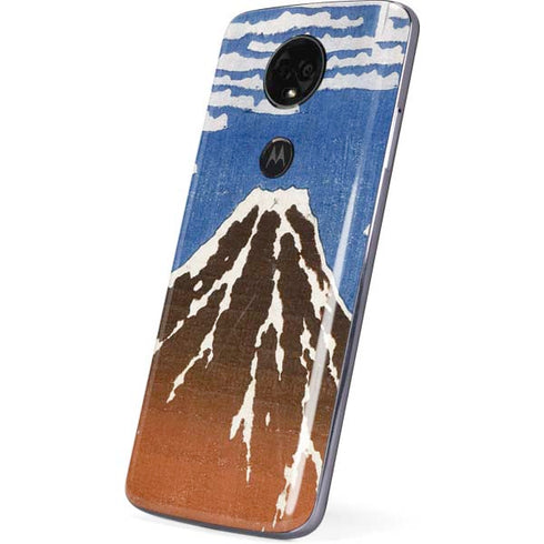 Hokusai Fuji Mountains in clear Weather Moto E5 Plus Skin