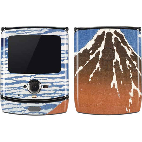 Hokusai Fuji Mountains in clear Weather Motorola RAZR Skin