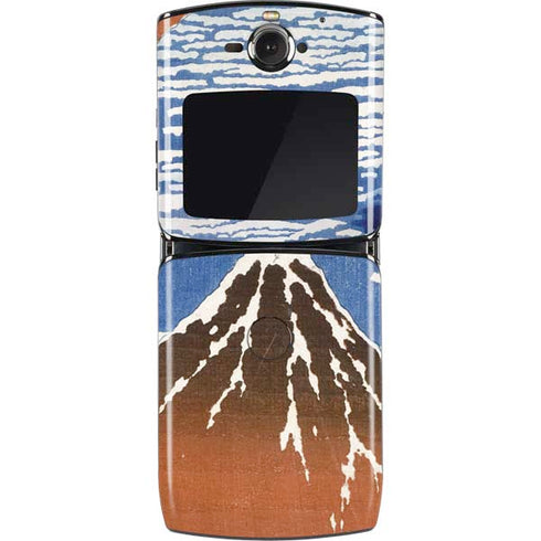 Hokusai Fuji Mountains in clear Weather Motorola RAZR Skin