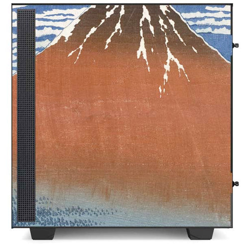 Hokusai Fuji Mountains in clear Weather NZXT H510 Compact ATX Mid-Tower Case Skin