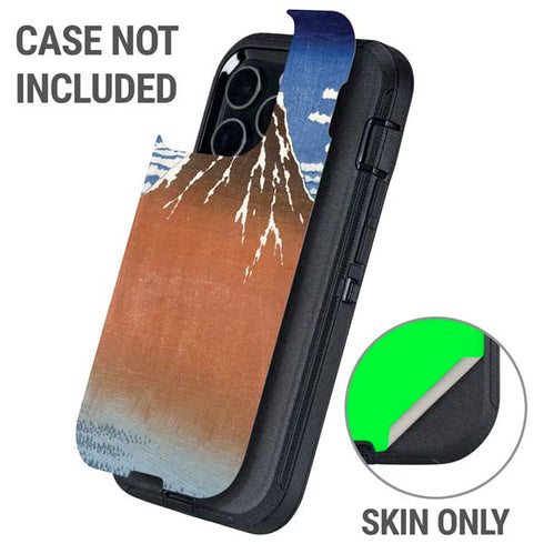 Hokusai Fuji Mountains in clear Weather Otterbox Defender iPhone Skin