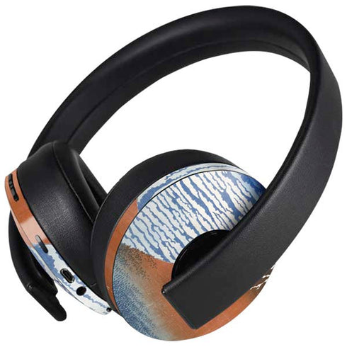 Hokusai Fuji Mountains in clear Weather PlayStation 4 Gold Wireless Headset Skin