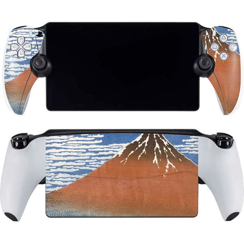 Hokusai Fuji Mountains in clear Weather PlayStation Portal Remote Player Skin