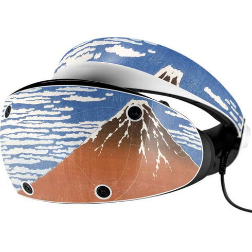 Hokusai Fuji Mountains in clear Weather PlayStation VR2 Skin