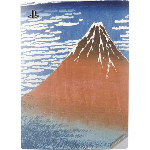 Hokusai Fuji Mountains in clear Weather PS5 Digital Edition Console Skin