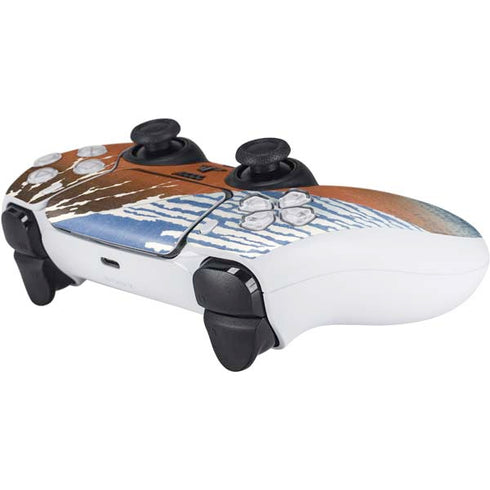 Hokusai Fuji Mountains in clear Weather PS5 Controller Skin