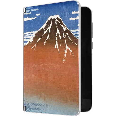 Hokusai Fuji Mountains in clear Weather Surface Duo Skin