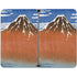 Hokusai Fuji Mountains in clear Weather Surface Duo Skin