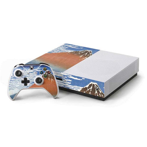 Hokusai Fuji Mountains in clear Weather Xbox One Skins