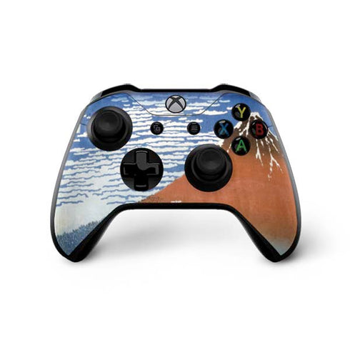 Hokusai Fuji Mountains in clear Weather Xbox One X Controller Skin