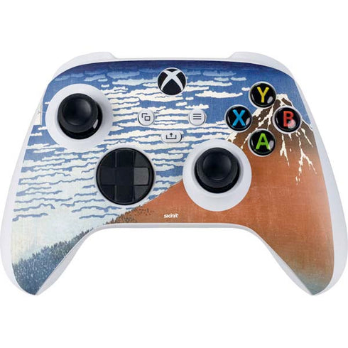 Hokusai Fuji Mountains in clear Weather Xbox Series S Controller Skin