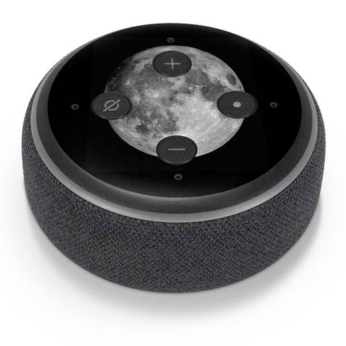 Full Moon Space Amazon Echo Dot Skin