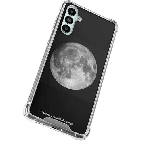Full Moon Space Galaxy A14 5G Clear Case