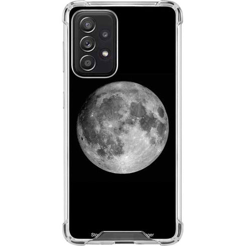 Full Moon Space Galaxy A52 5G Clear Case