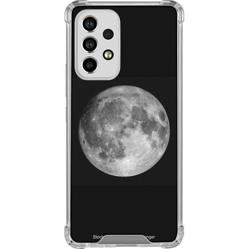 Full Moon Space Galaxy A53 5G Clear Case