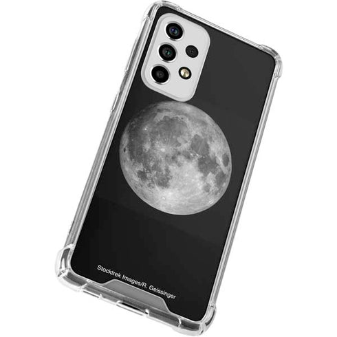 Full Moon Space Galaxy A53 5G Clear Case