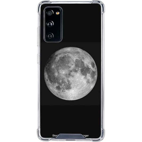 Full Moon Space Galaxy S20 FE Clear Case
