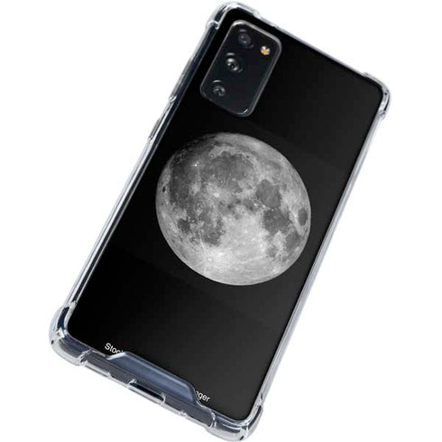 Full Moon Space Galaxy S20 FE Clear Case
