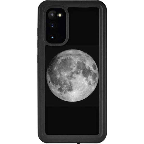 Full Moon Space Galaxy S20 Waterproof Case