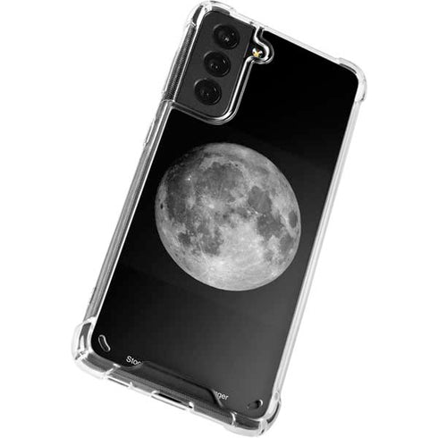 Full Moon Space Galaxy S21 5G Clear Case