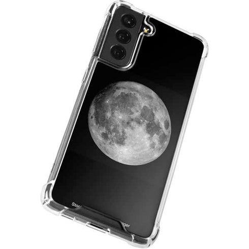 Full Moon Space Galaxy S21 FE Clear Case
