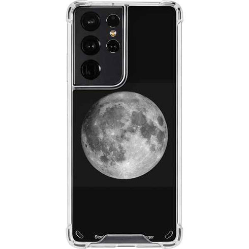 Full Moon Space Galaxy S21 Ultra 5G Clear Case