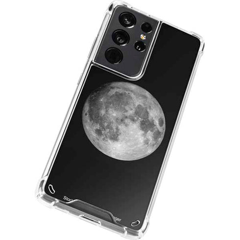 Full Moon Space Galaxy S21 Ultra 5G Clear Case