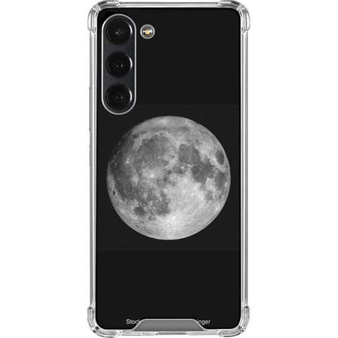 Full Moon Space Galaxy S23 Plus Clear Case