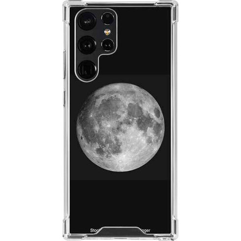 Full Moon Space Galaxy S23 Ultra Clear Case