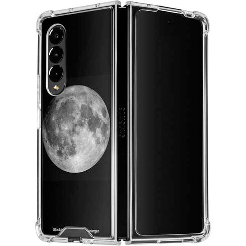 Full Moon Space Galaxy Z Fold4 5G Clear Case