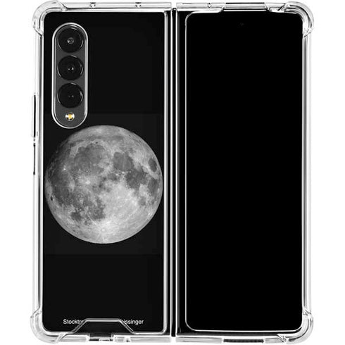 Full Moon Space Galaxy Z Fold4 5G Clear Case